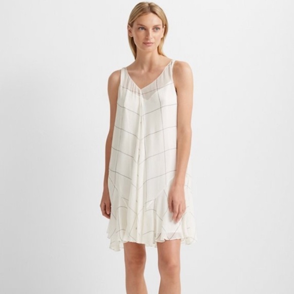 𝅺BNWT Club Monaco Window Pane Dress STUNNING - Picture 4 of 12